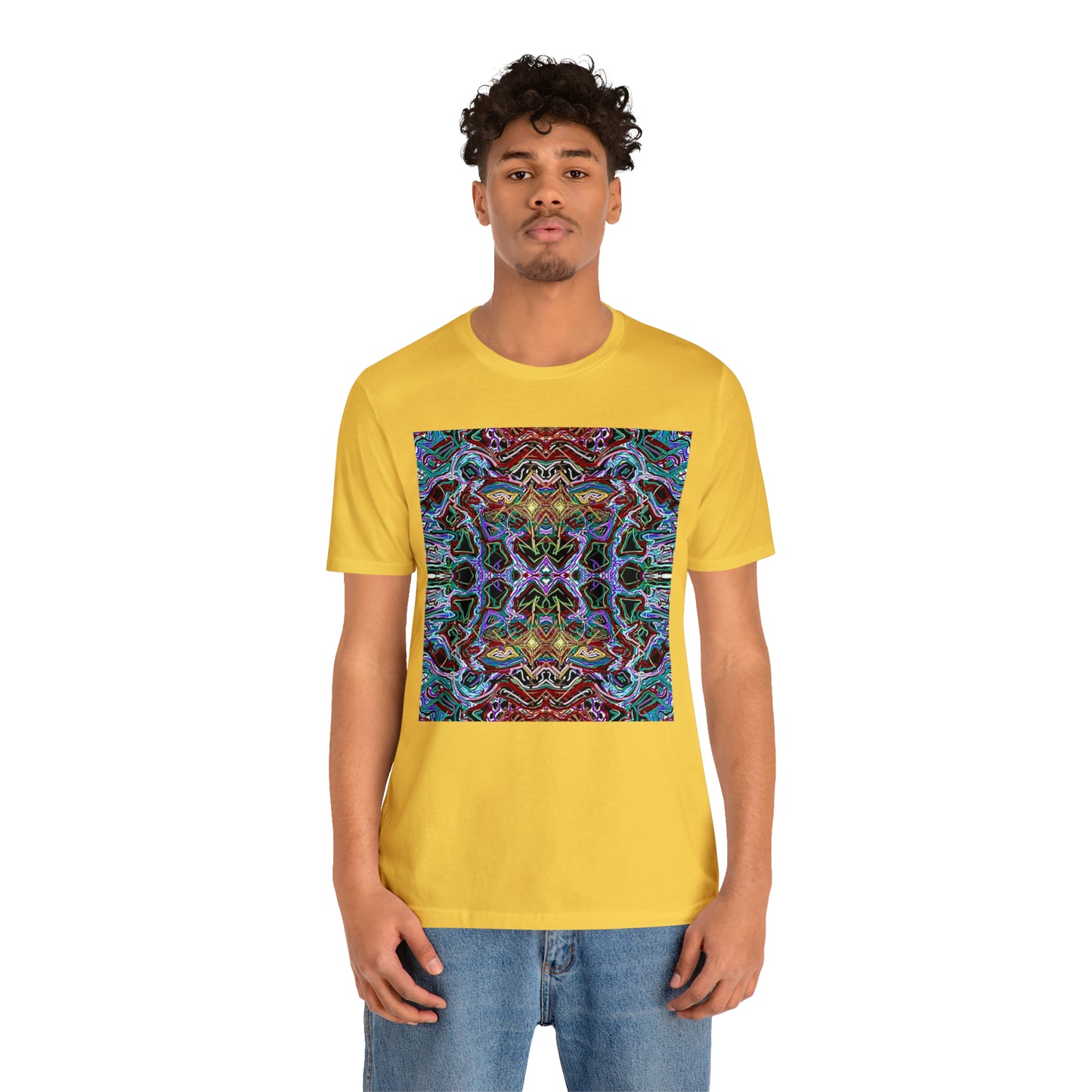 "Moving Through Dimensions" Unisex Jersy Short Sleeve Tee