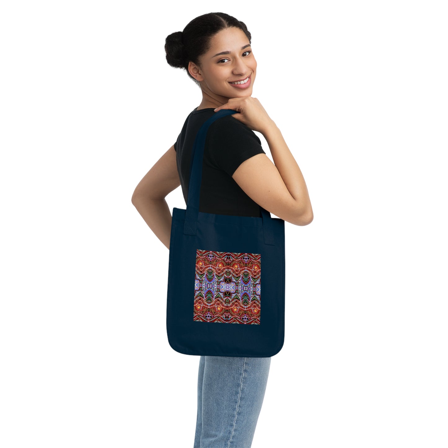 "Interpersonal Directions" Organic Canvas Tote Bag