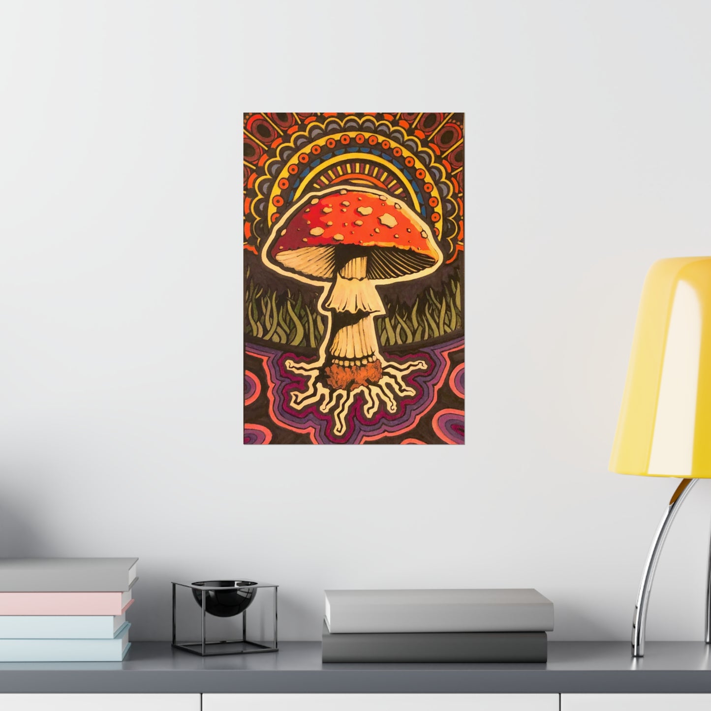 "Amanita Muscaria" - 2019 (12" x 18")