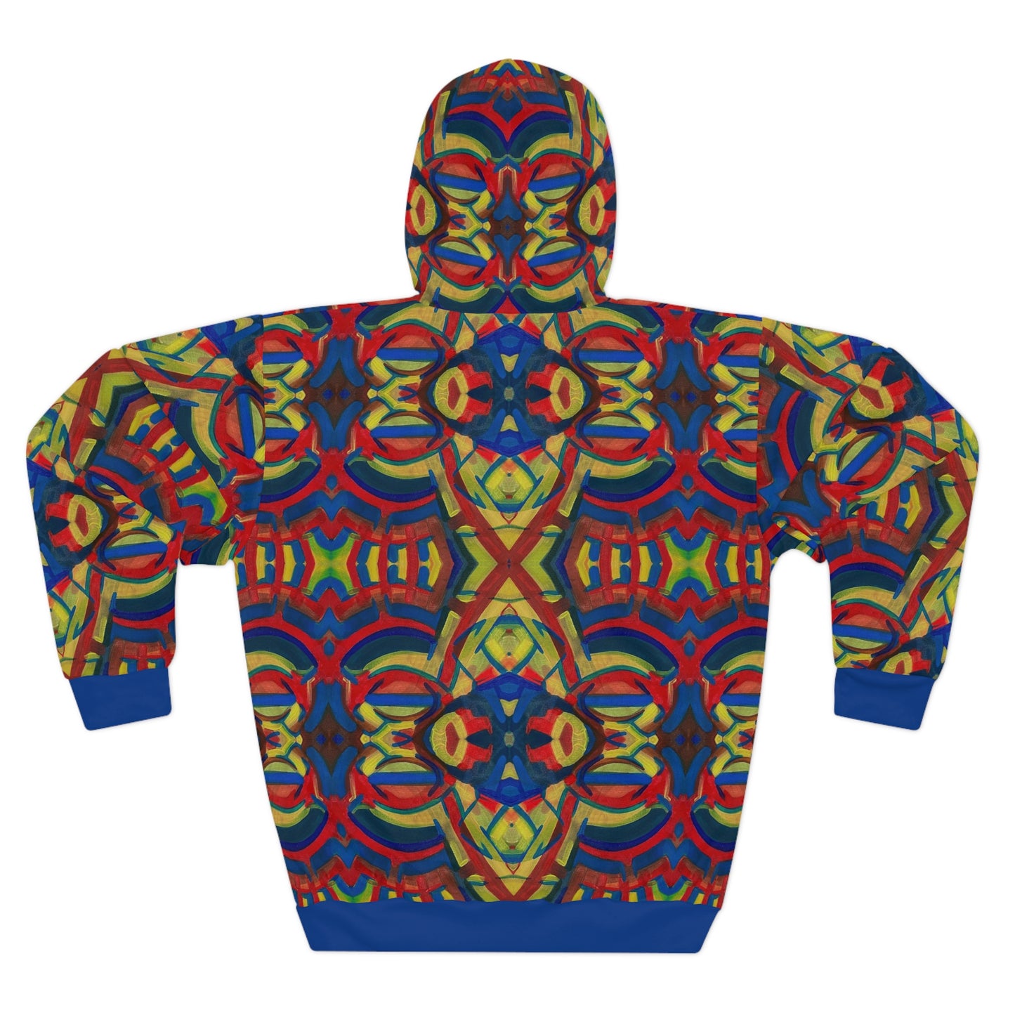 "Blended Colors" Unisex Pullover Hoodie (AOP)