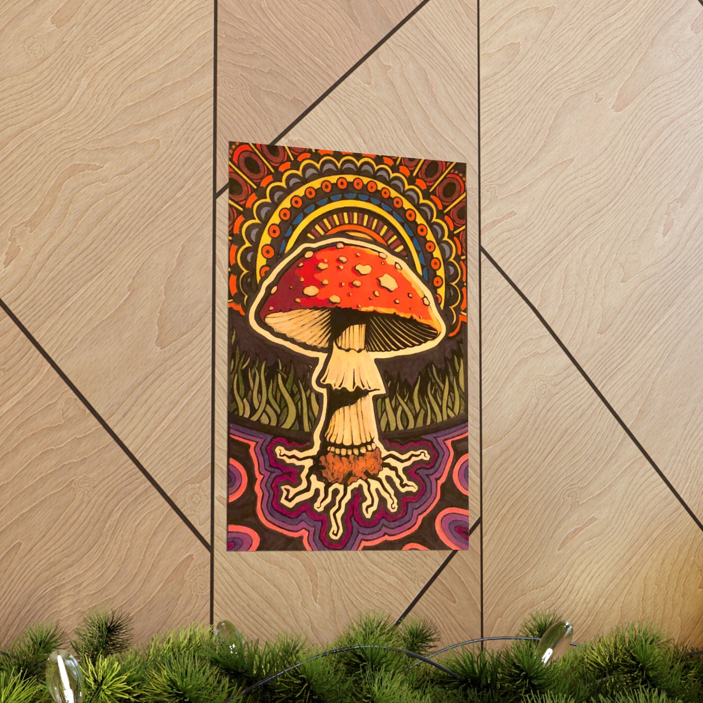 "Amanita Muscaria" - 2019 (12" x 18")