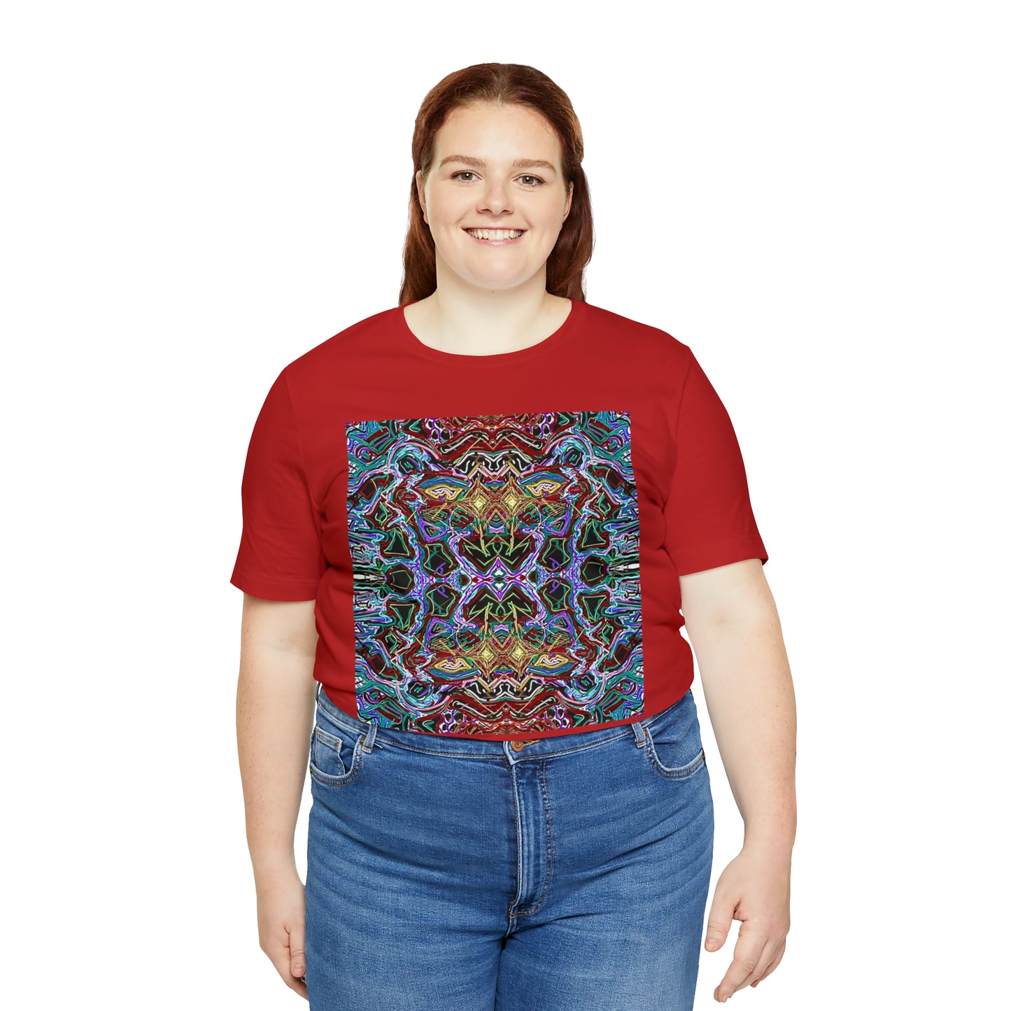 "Moving Through Dimensions" Unisex Jersy Short Sleeve Tee