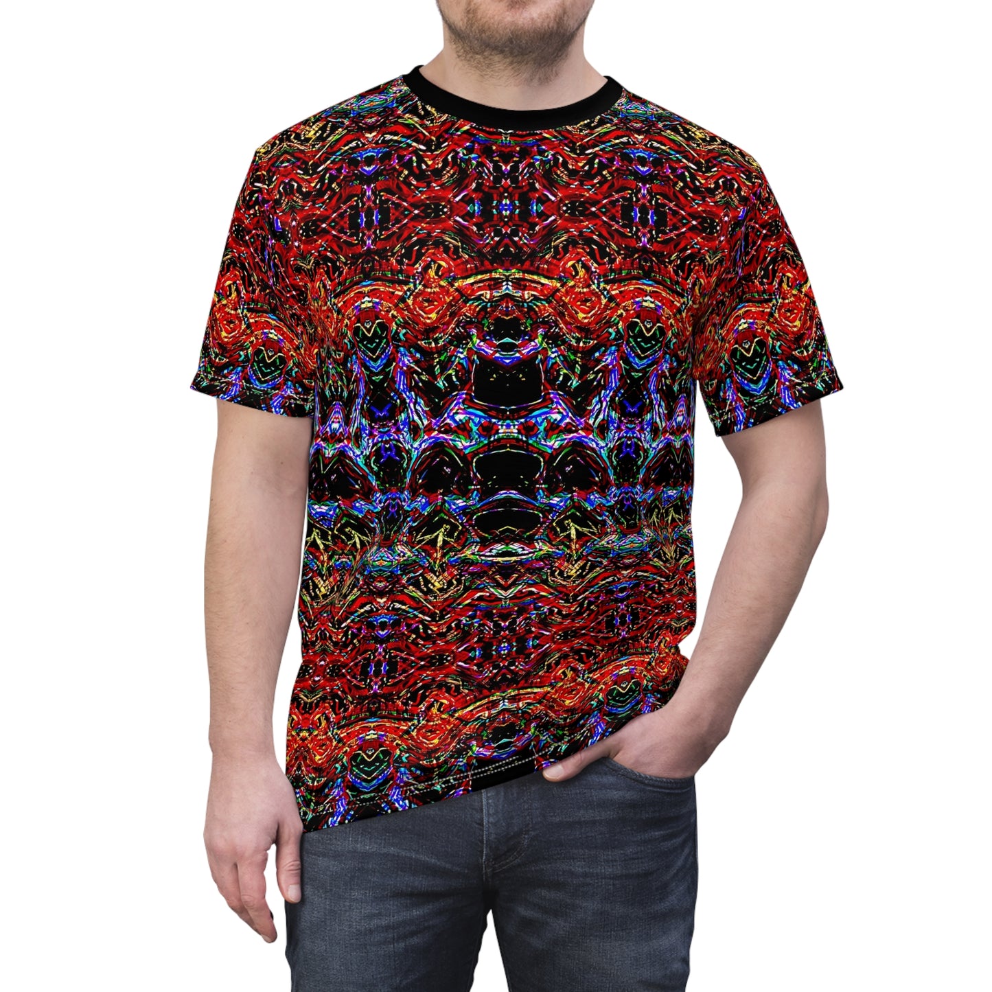 "Colored Reflections" Unisex Cut & Sew Tee