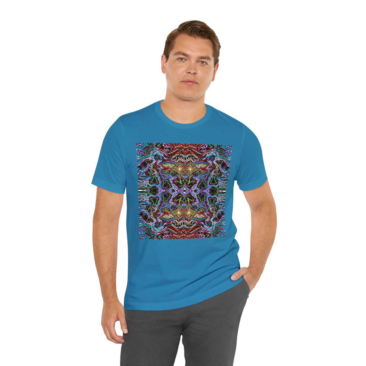 "Moving Through Dimensions" Unisex Jersy Short Sleeve Tee