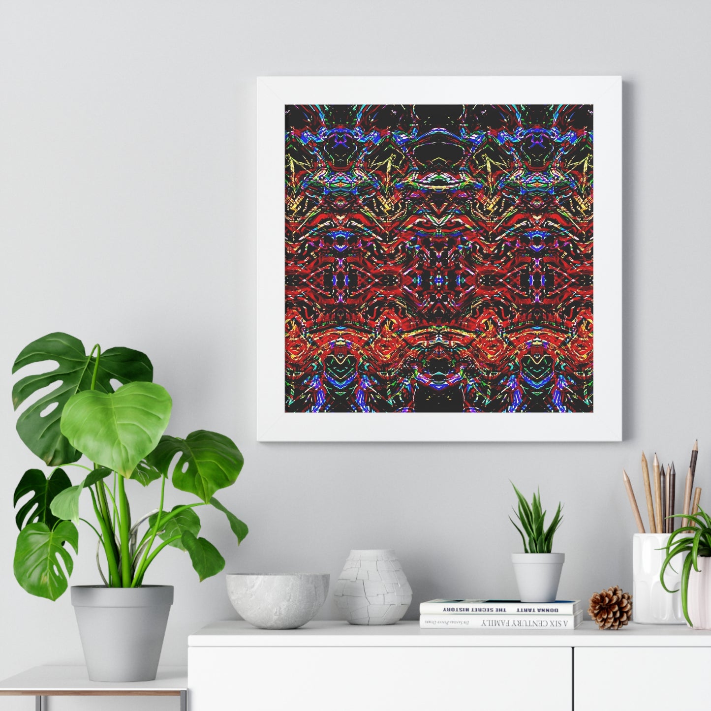 "Colored Reflections" Framed Poster