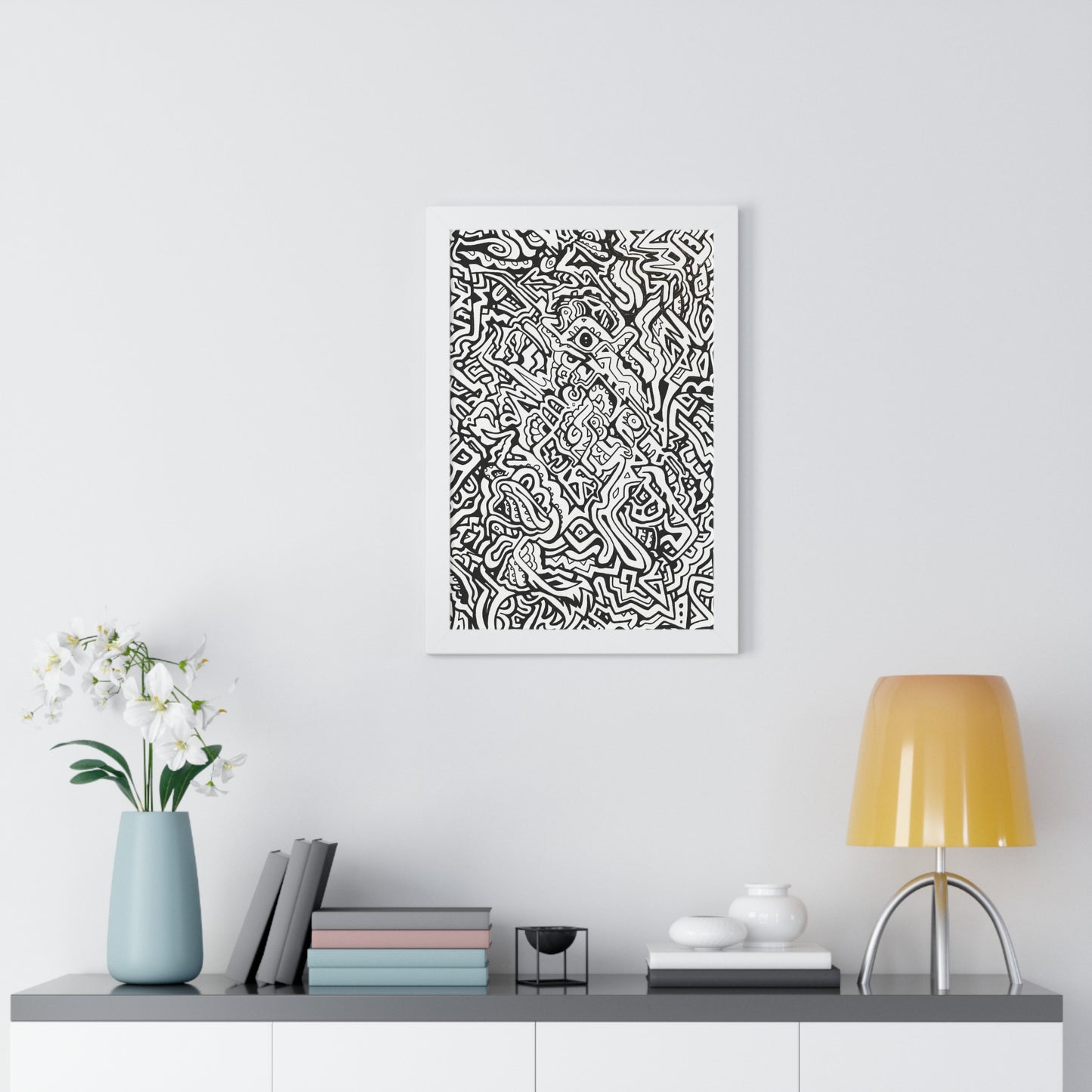 "Lattice" Framed Poster