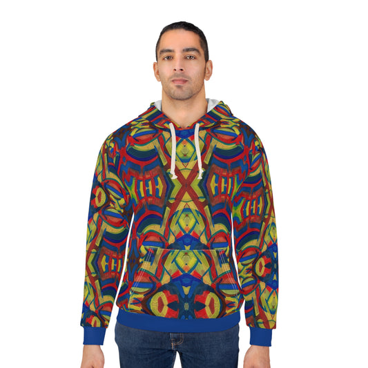 "Blended Colors" Unisex Pullover Hoodie (AOP)