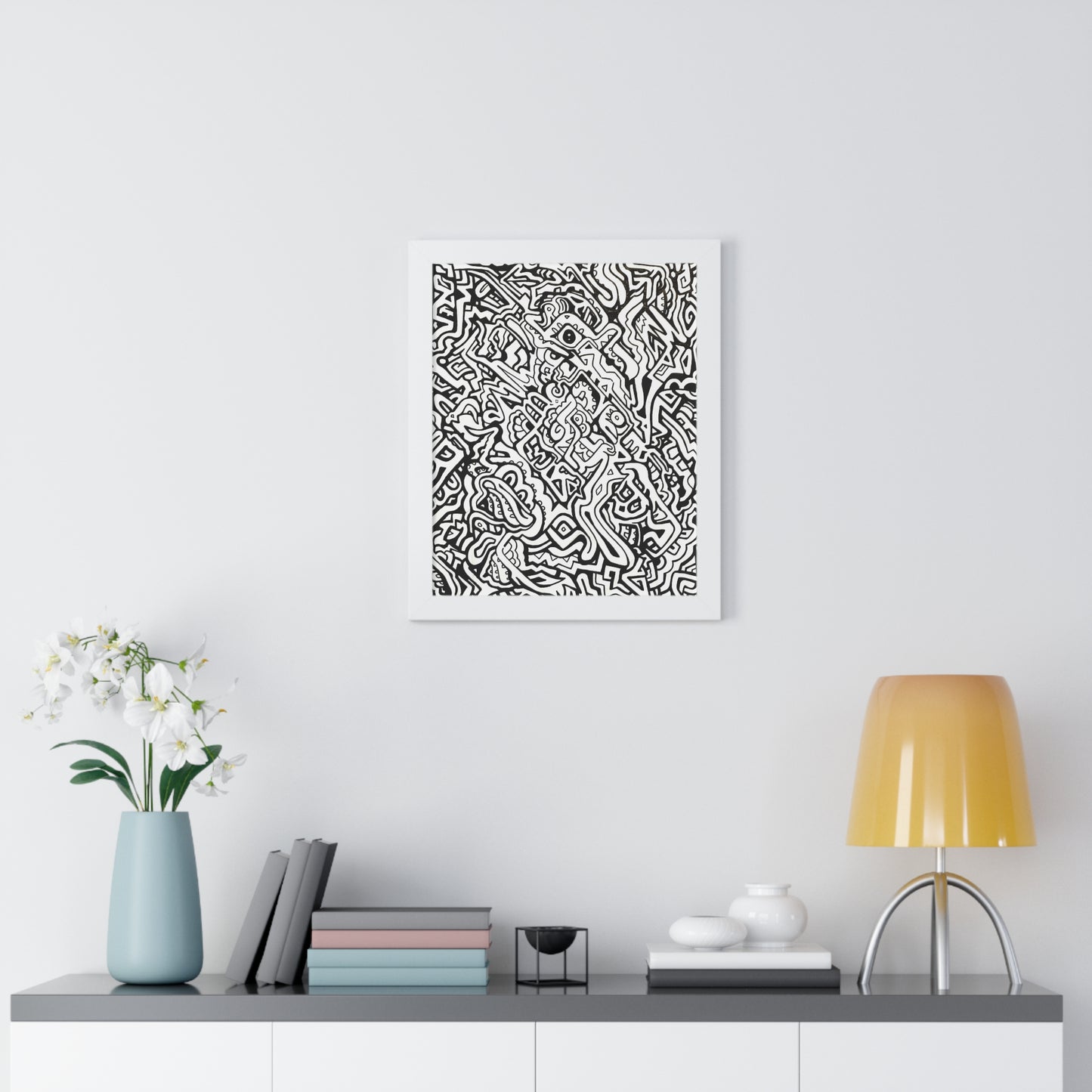 "Lattice" Framed Poster