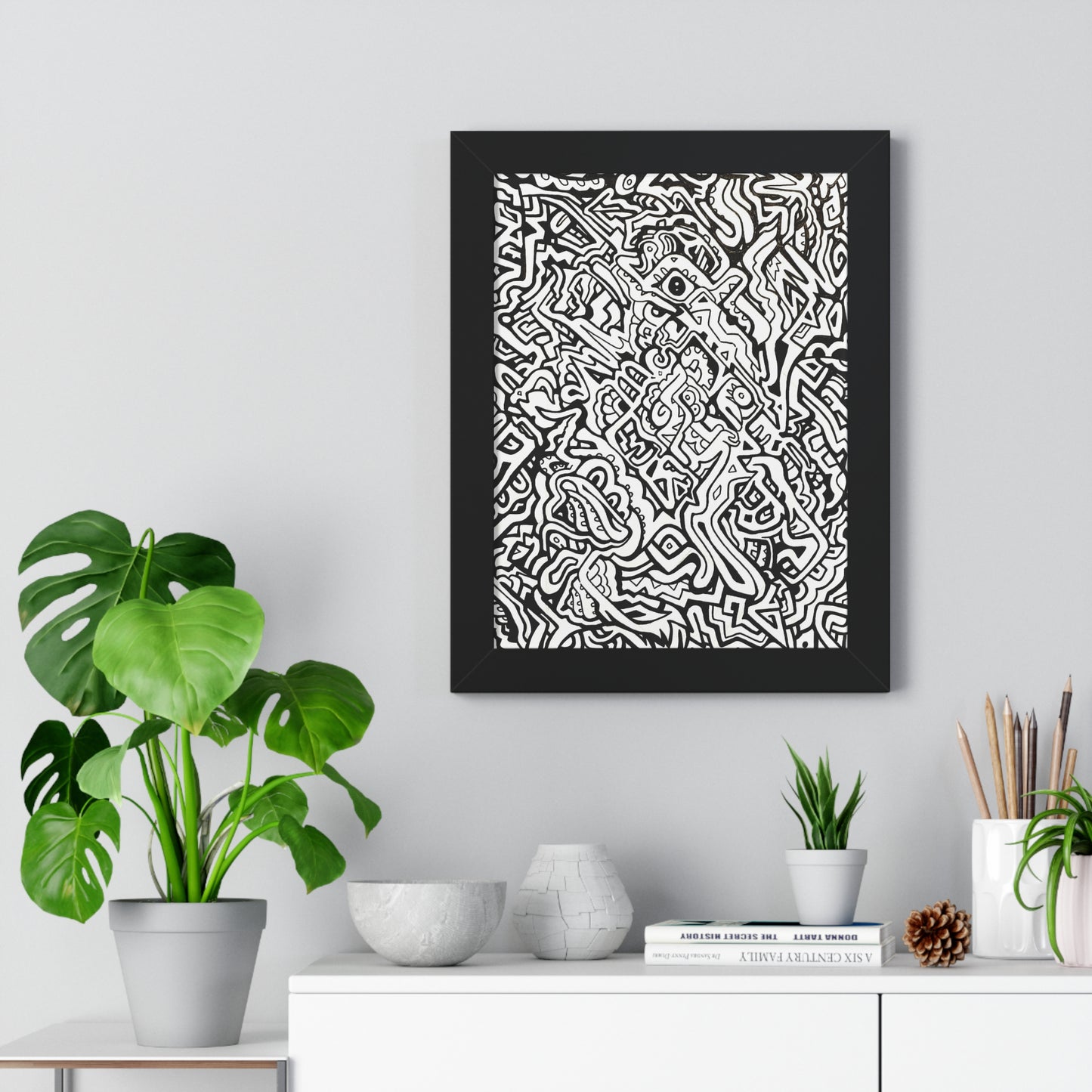 "Lattice" Framed Poster