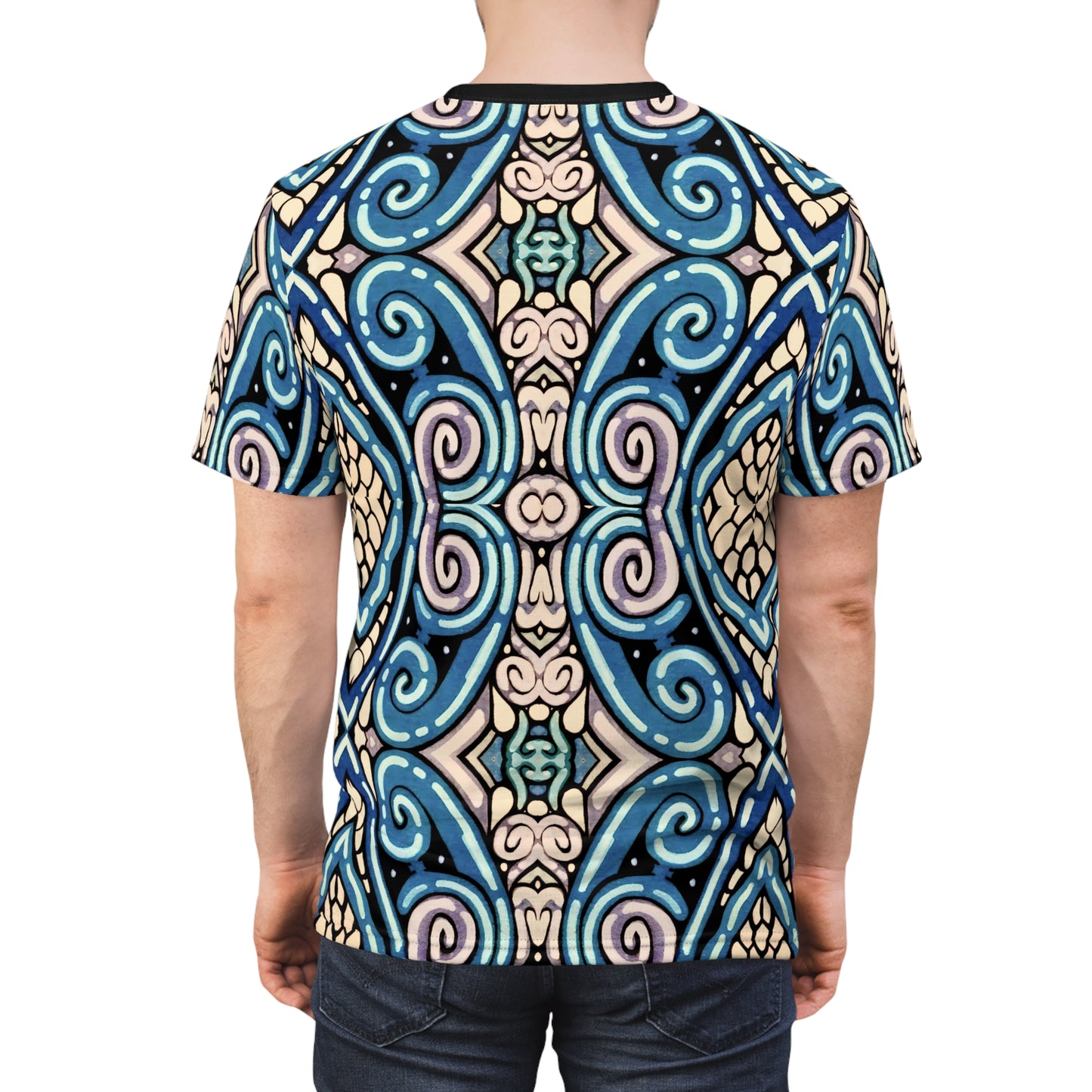 "Gander" Psychedelic Unisex Cut & Sew Tee (AOP)