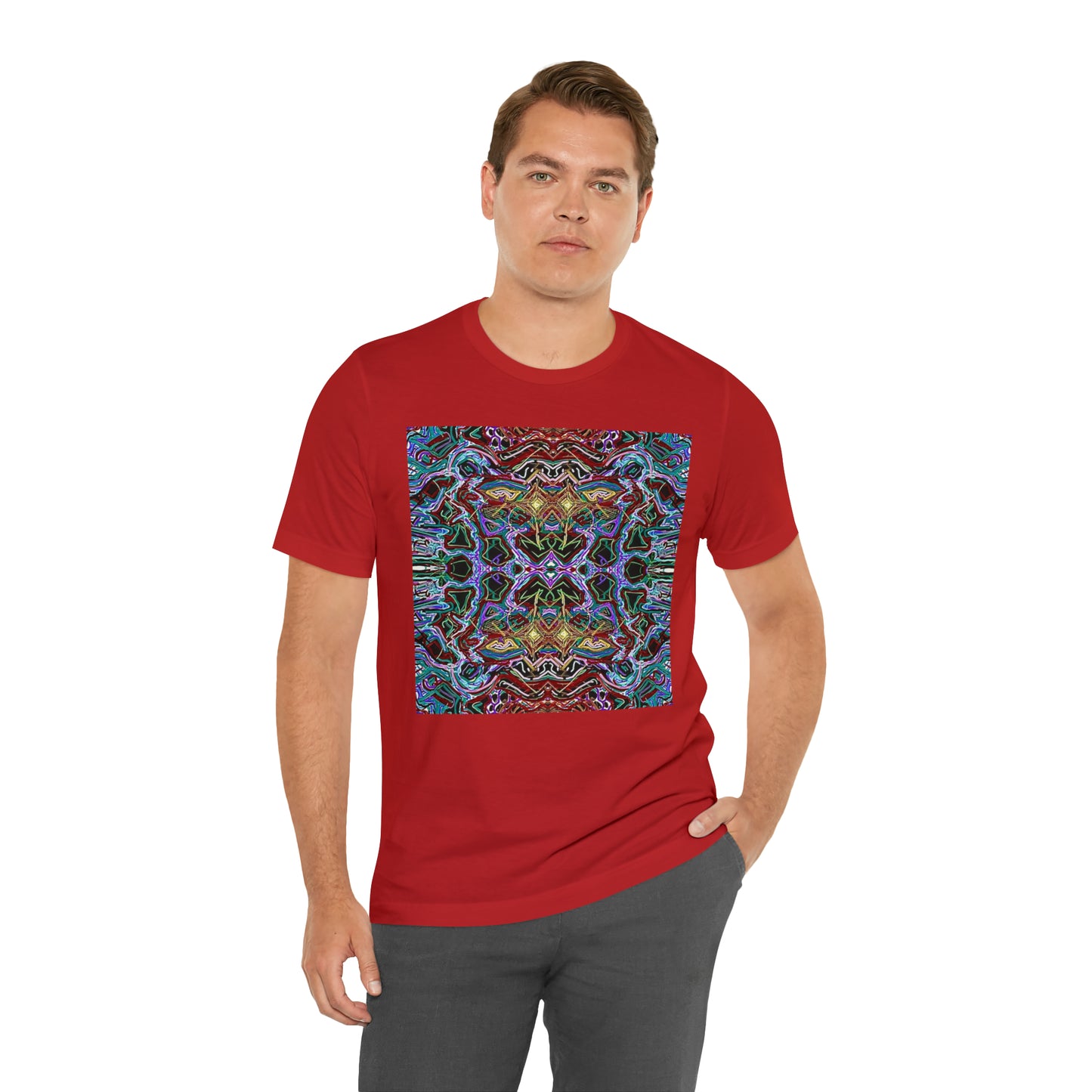 "Moving Through Dimensions" Unisex Jersy Short Sleeve Tee