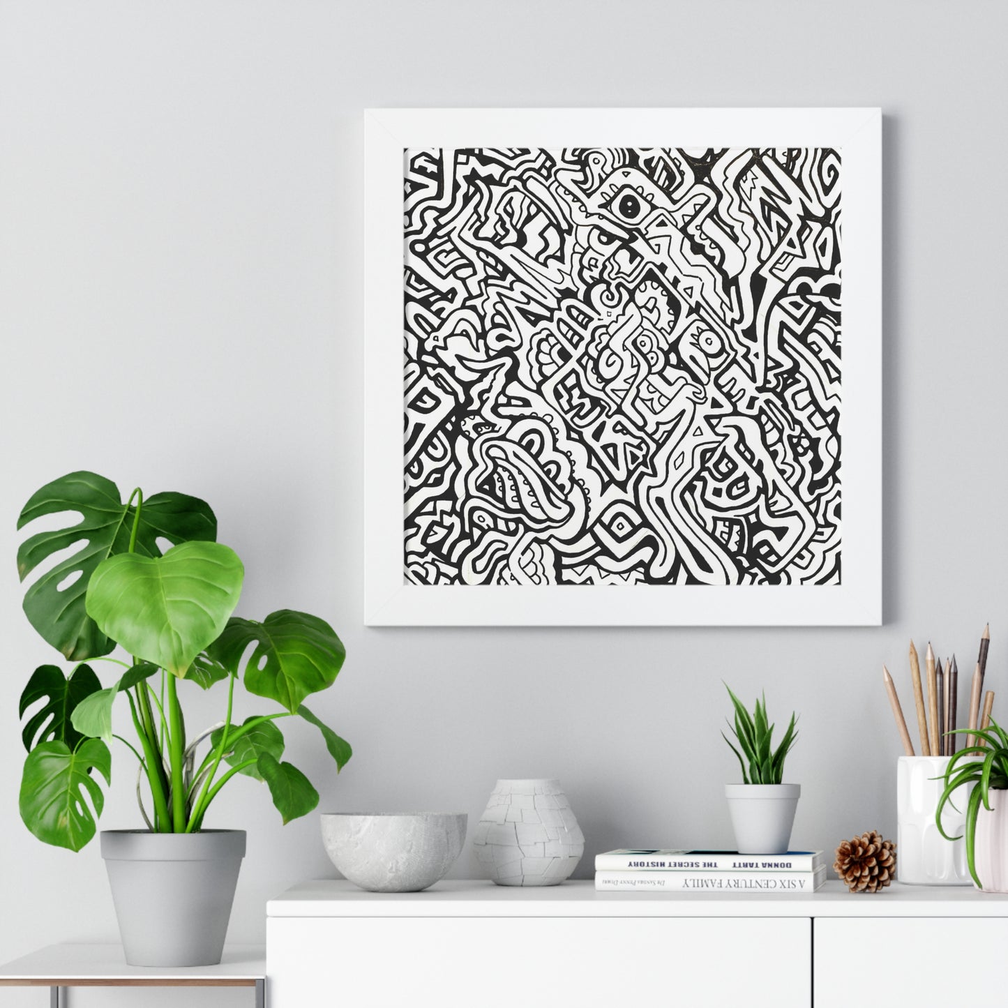 "Lattice" Framed Poster