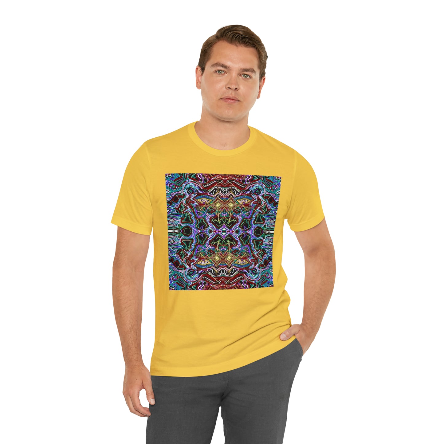 "Moving Through Dimensions" Unisex Jersy Short Sleeve Tee