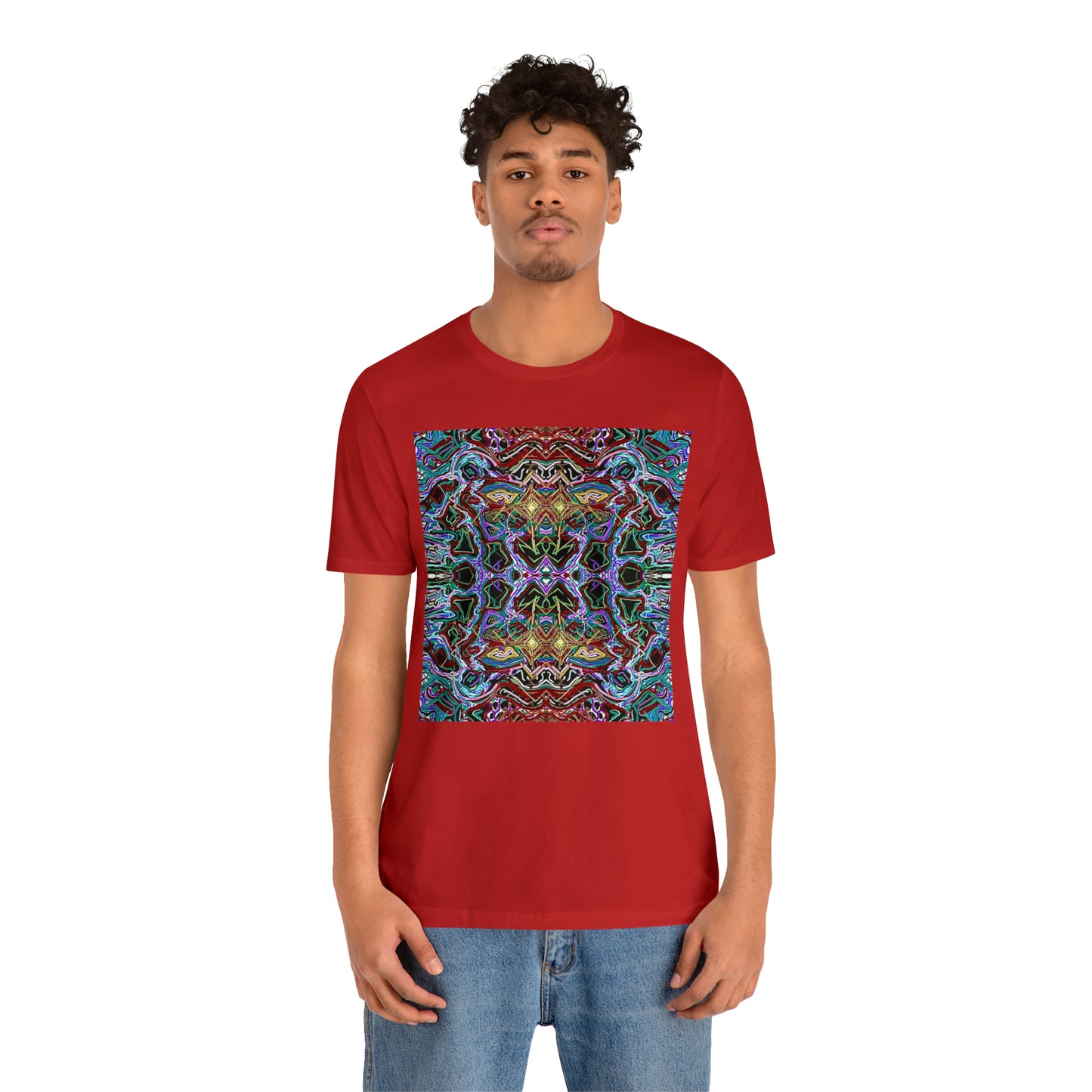 "Moving Through Dimensions" Unisex Jersy Short Sleeve Tee