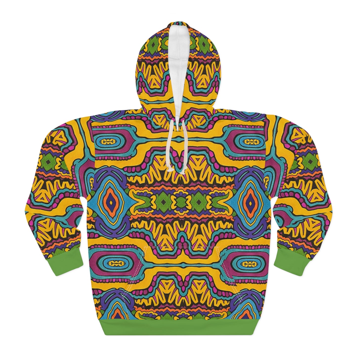 "Takkaba" Unisex Pullover Hoodie (AOP)