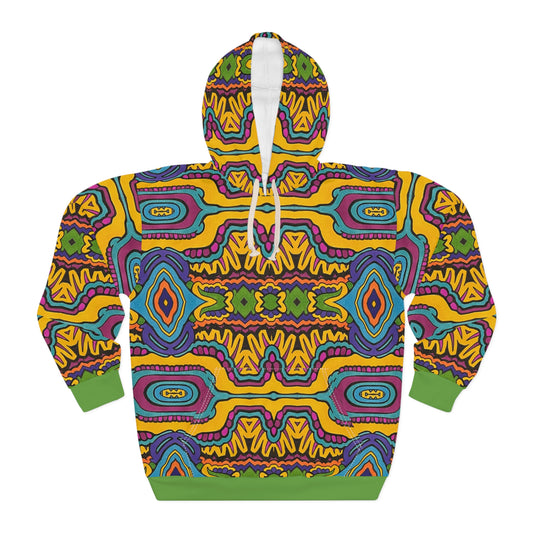 "Takkaba" Unisex Pullover Hoodie (AOP)