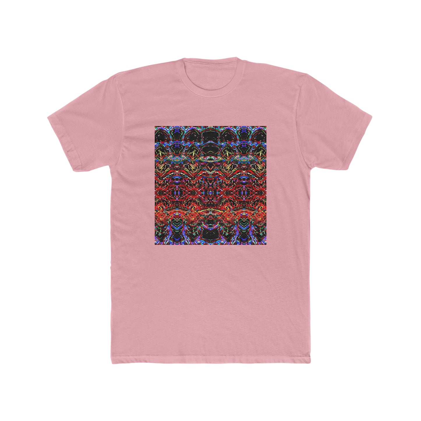 "Colored Reflections" Men's Cotton Crew Tee