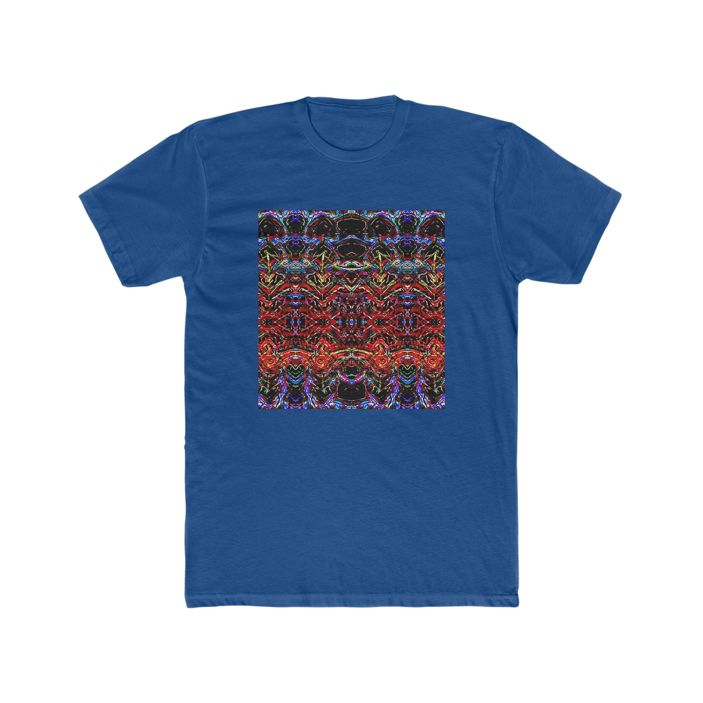 "Colored Reflections" Men's Cotton Crew Tee