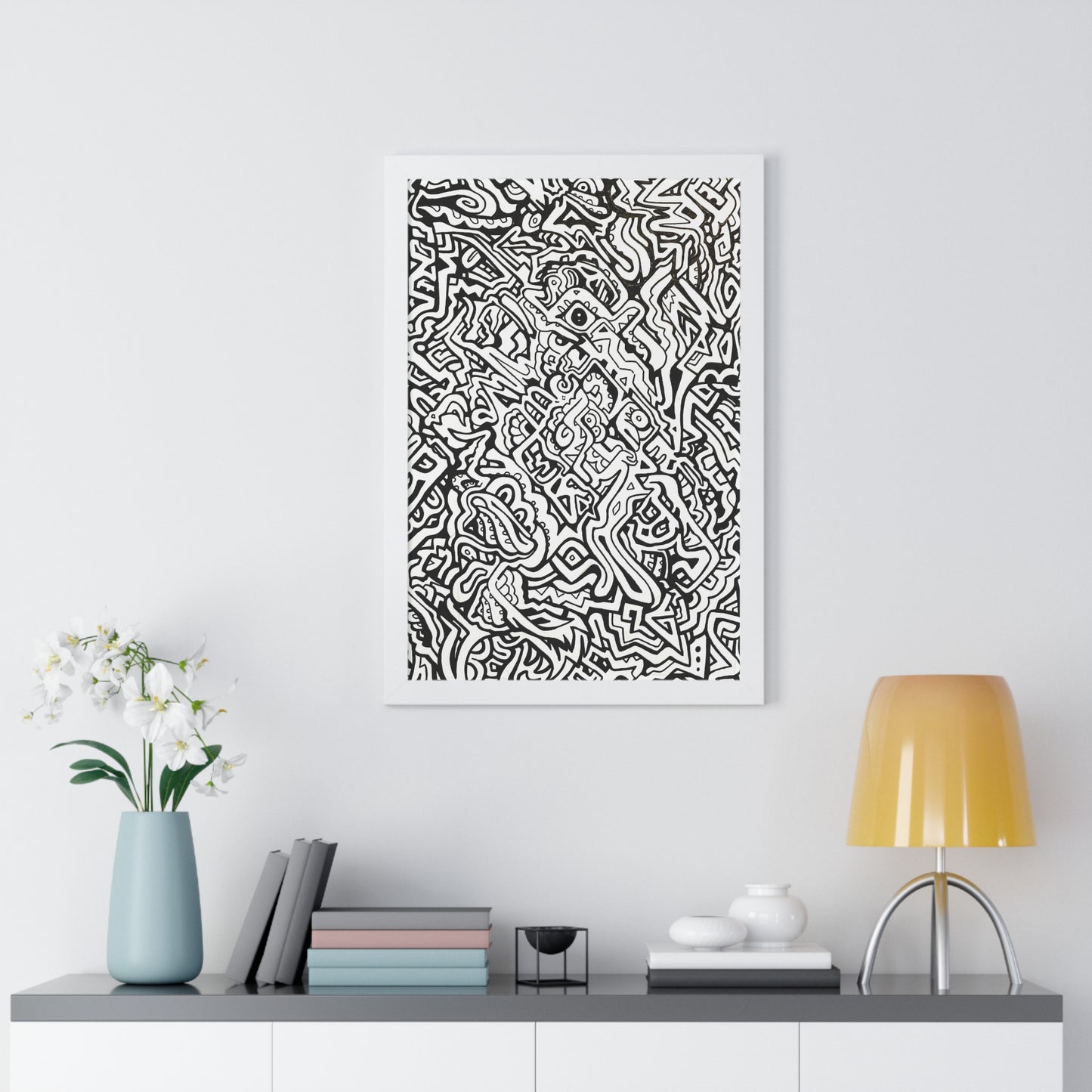 "Lattice" Framed Poster