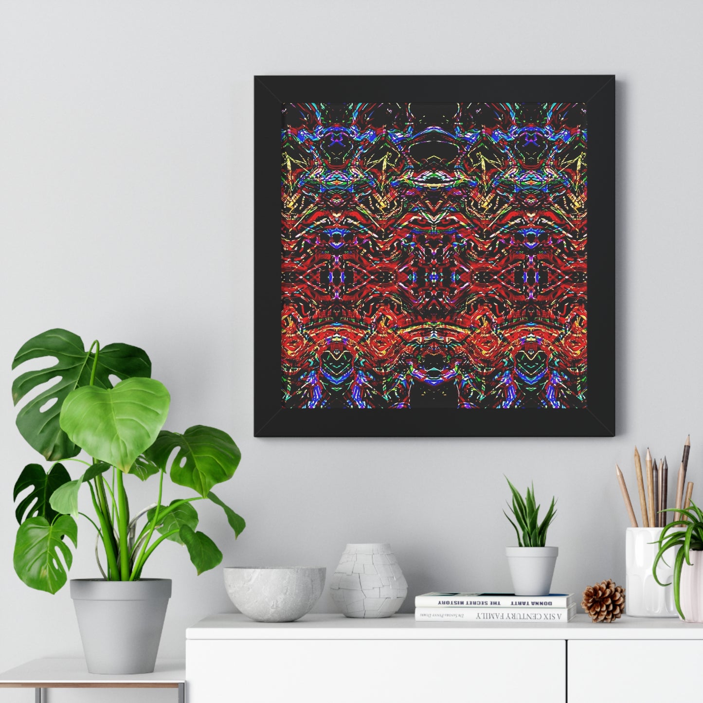 "Colored Reflections" Framed Poster