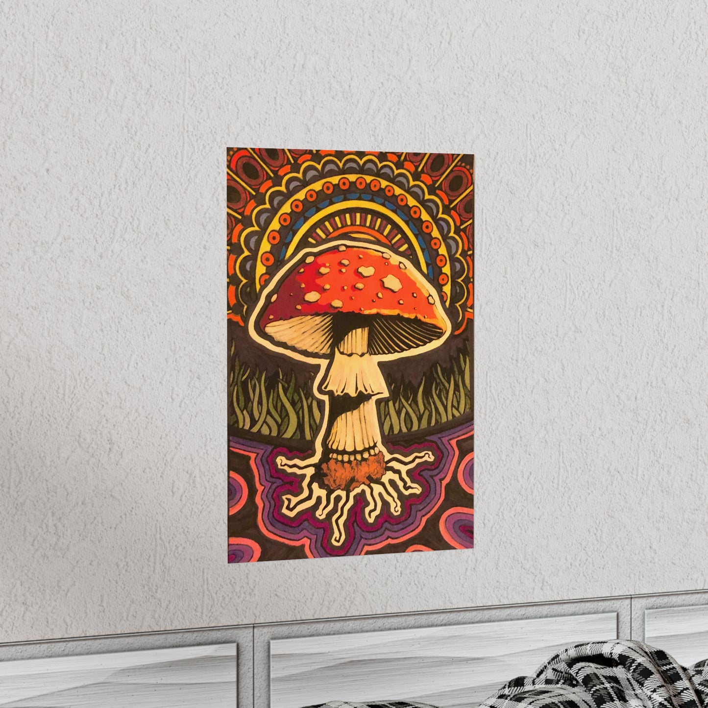 "Amanita Muscaria" - 2019 (12" x 18")