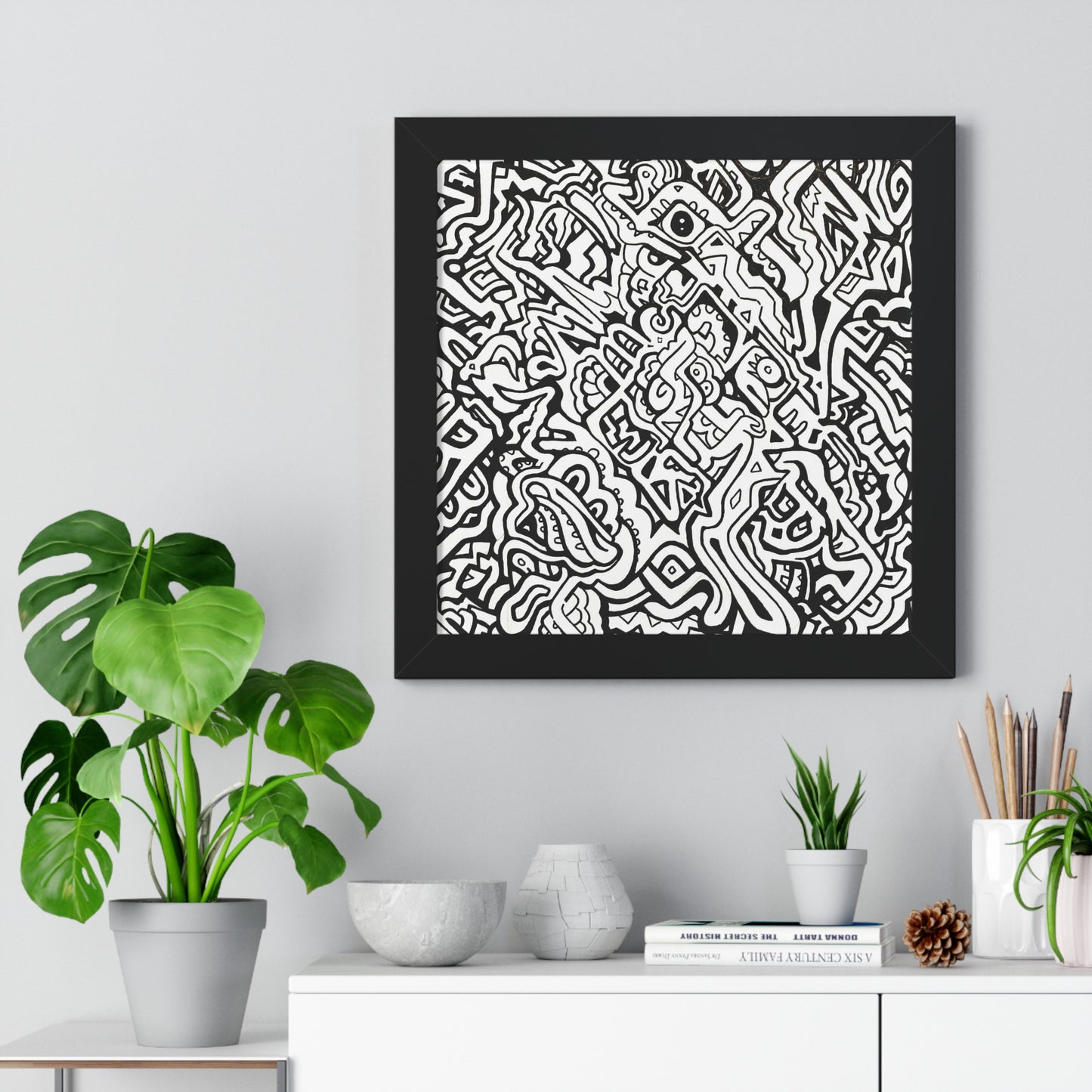 "Lattice" Framed Poster