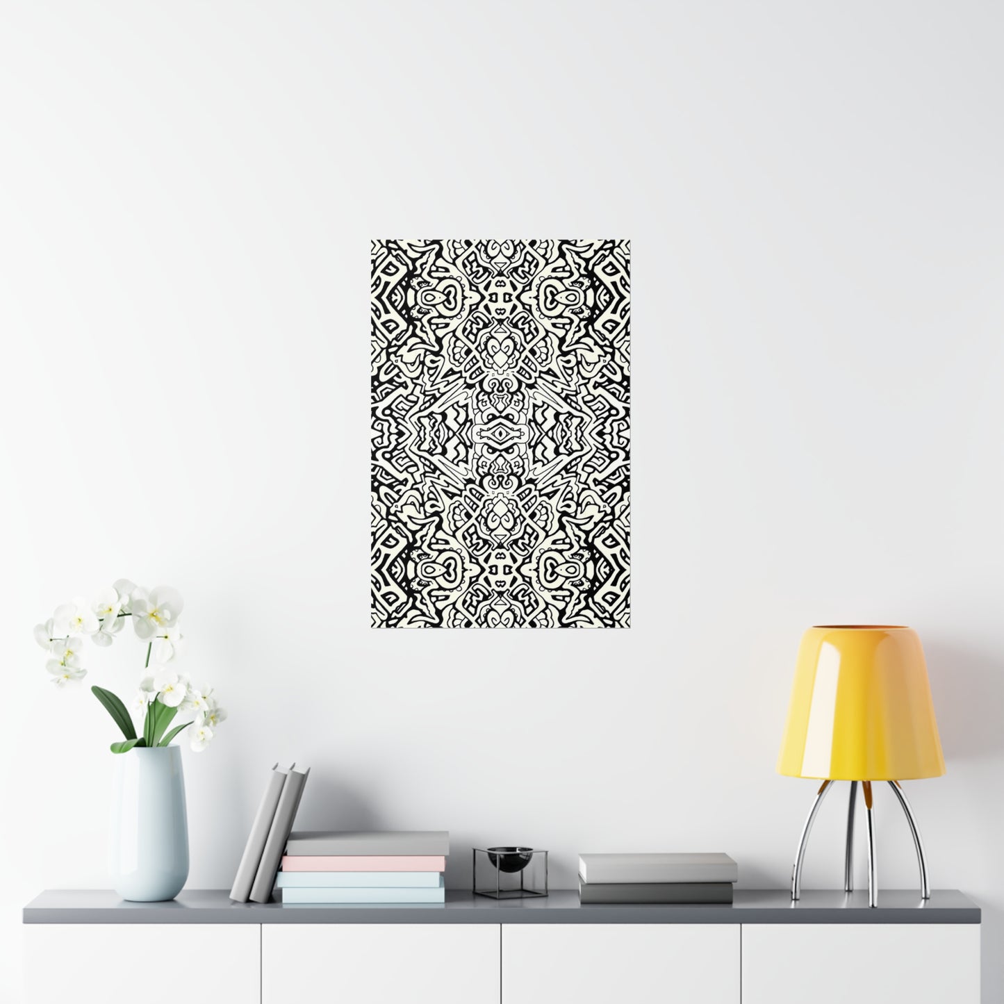 "Cladium" - Abstract, Psychedelic, Premium Matte Poster