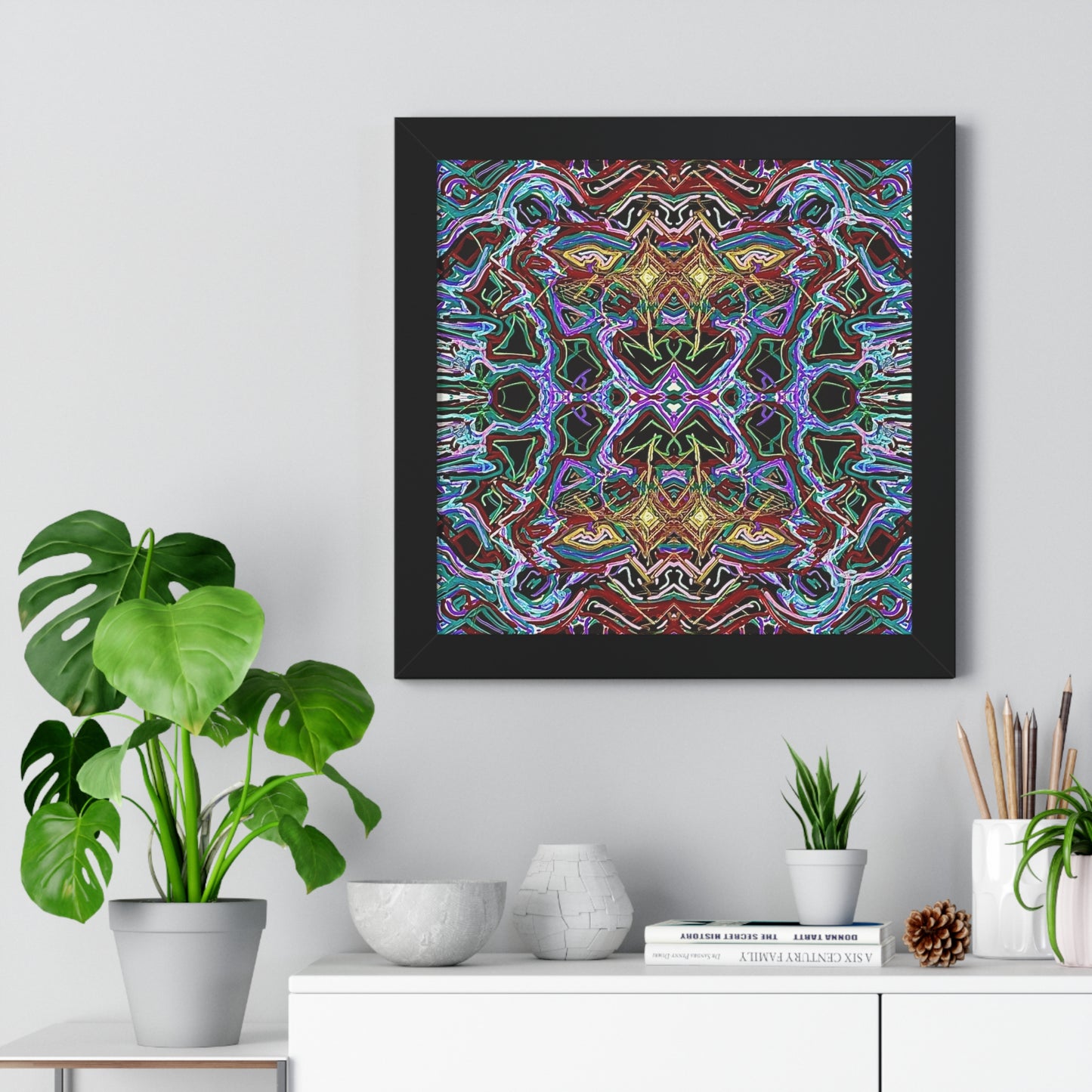 "Moving Through Dimensions" Framed Poster