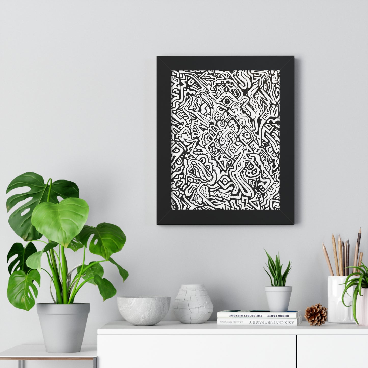 "Lattice" Framed Poster