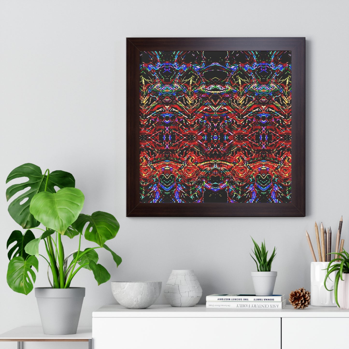 "Colored Reflections" Framed Poster