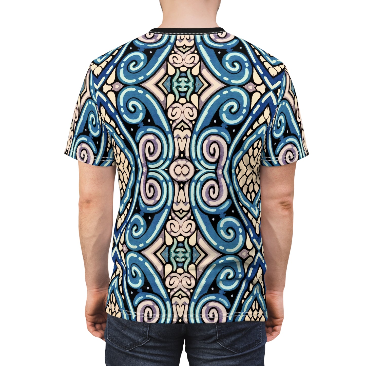 "Gander" Psychedelic Unisex Cut & Sew Tee (AOP)