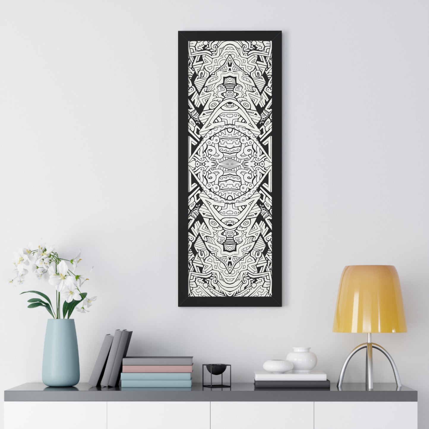 "Stagger" Framed Abstract, Psychedelic Poster