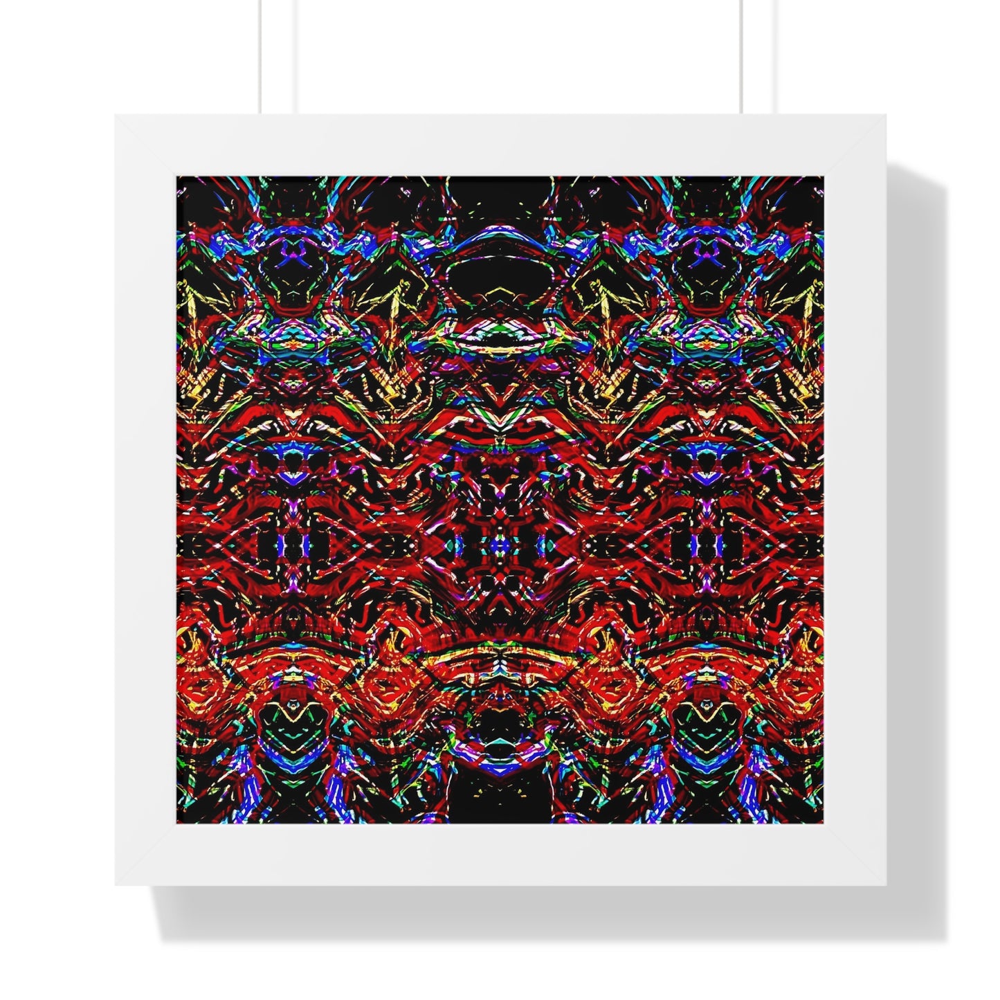 "Colored Reflections" Framed Poster