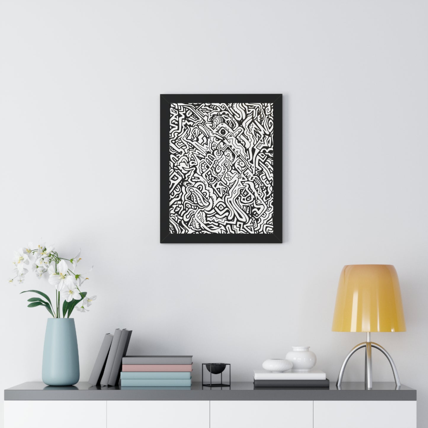 "Lattice" Framed Poster