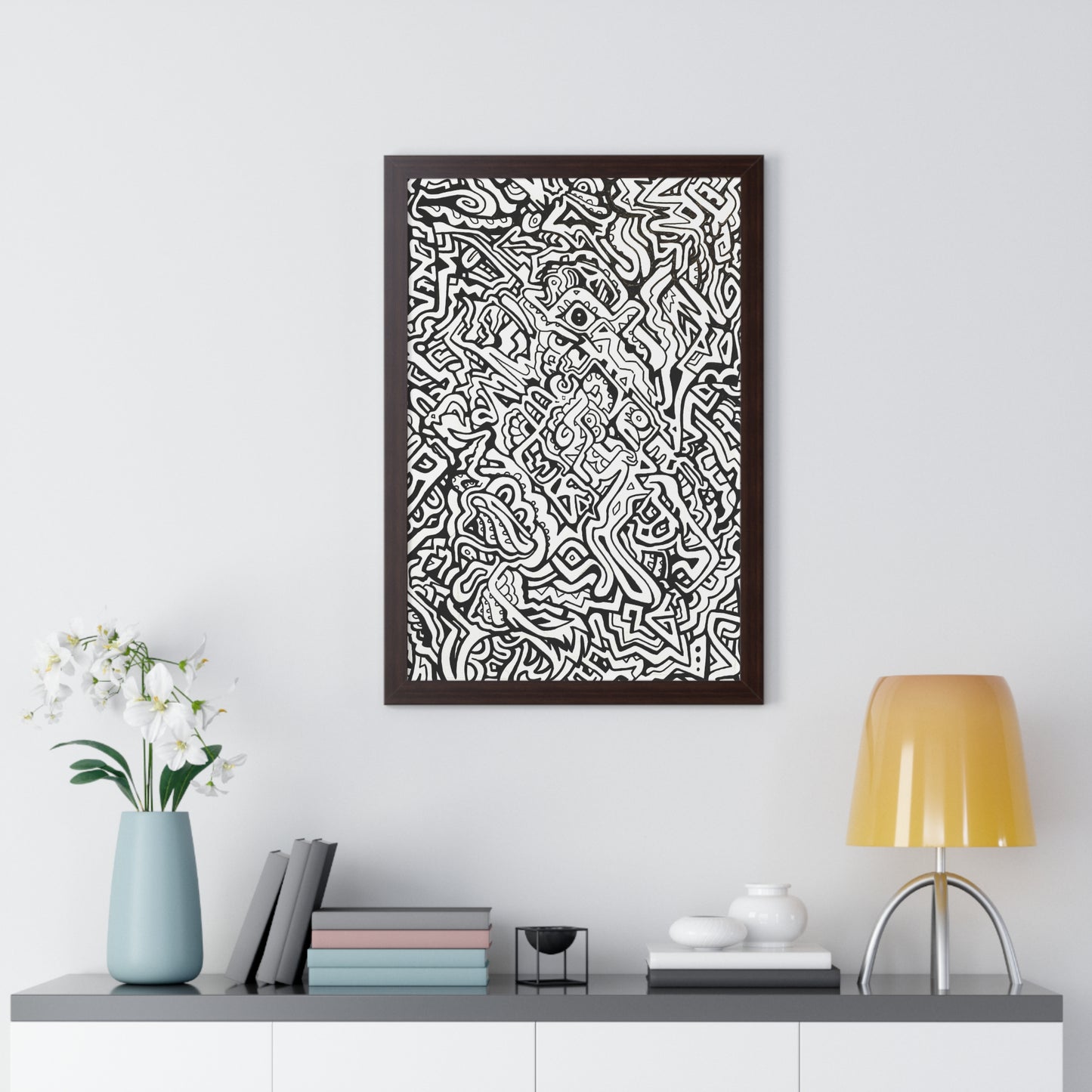 "Lattice" Framed Poster