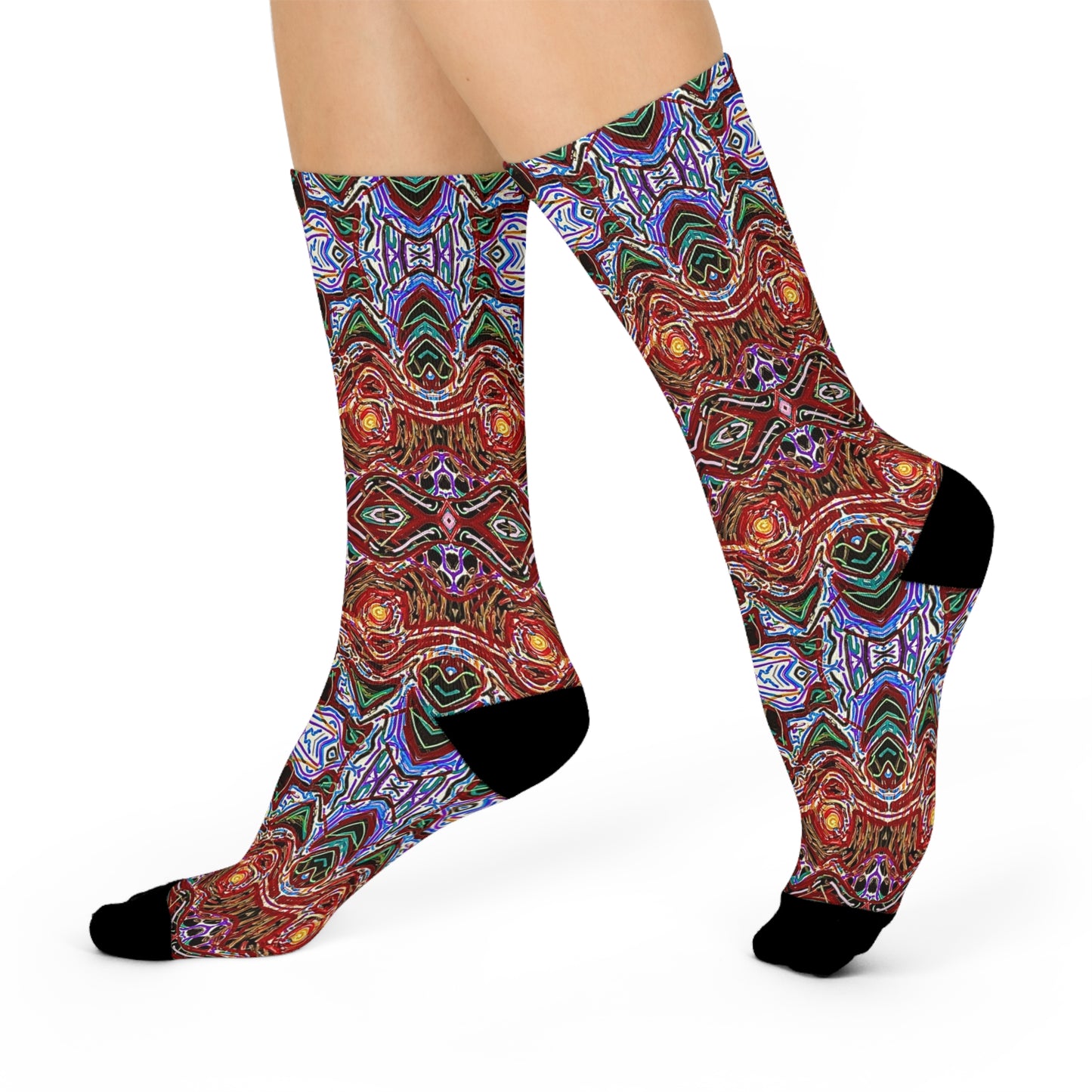 "Interpersonal Directions" Cushioned Crew Socks