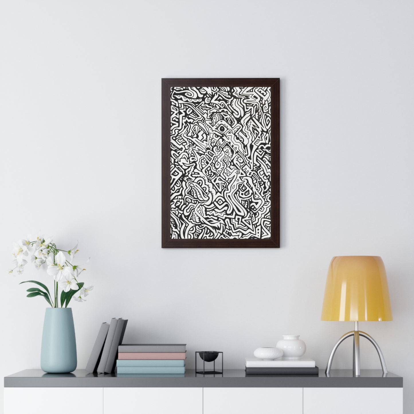 "Lattice" Framed Poster