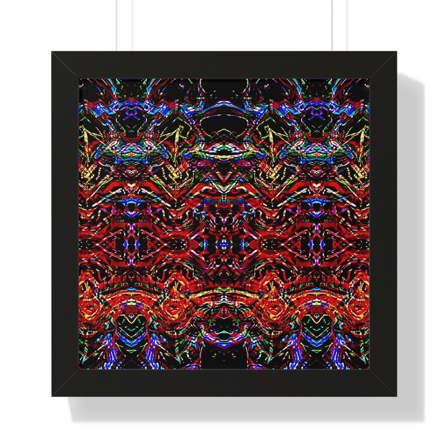 "Colored Reflections" Framed Poster