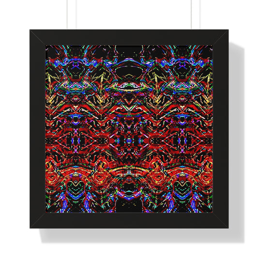 "Colored Reflections" Framed Poster