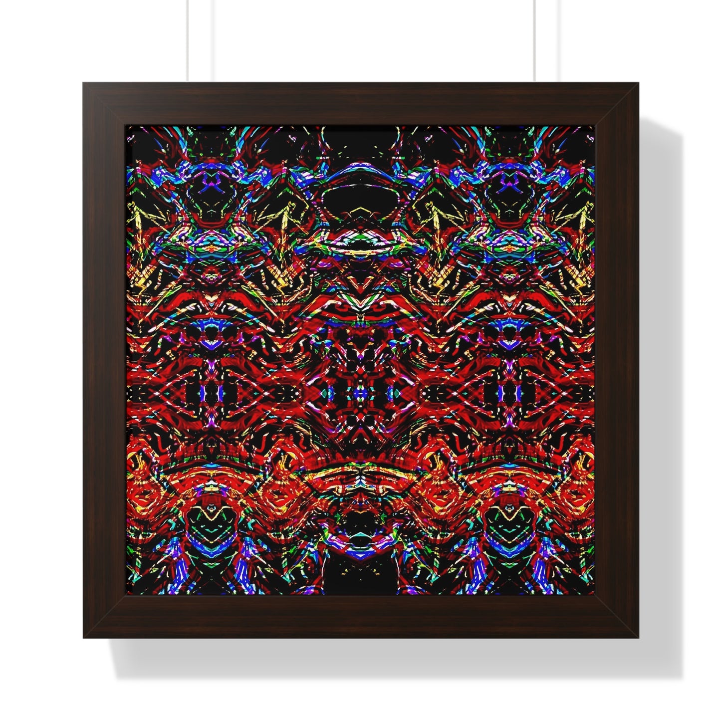 "Colored Reflections" Framed Poster