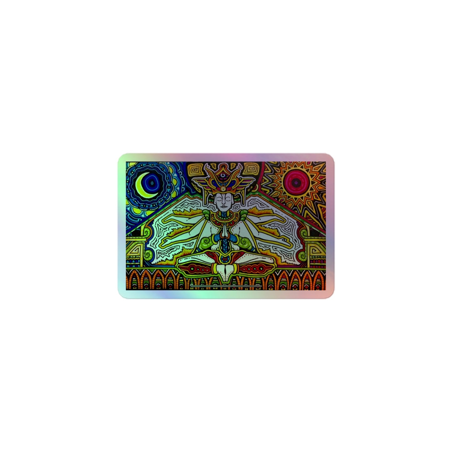 Holographic “Prayer”  sticker