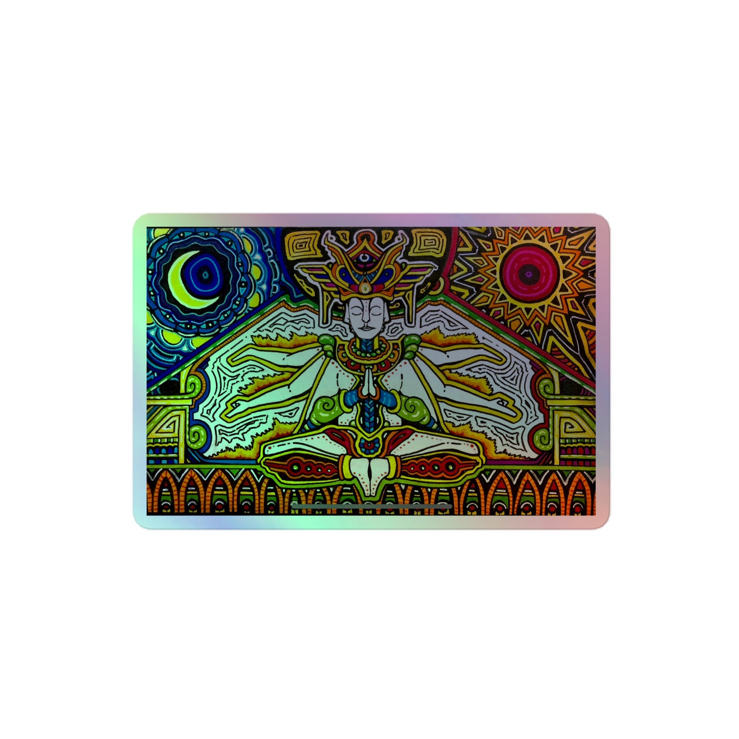 Holographic “Prayer”  sticker